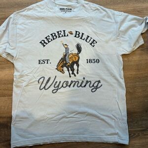 Rebel And Fleur Rebel Blue Shirt Size Large